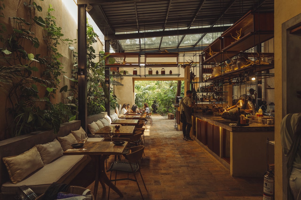Catalina Vélez y su restaurante Domingo.