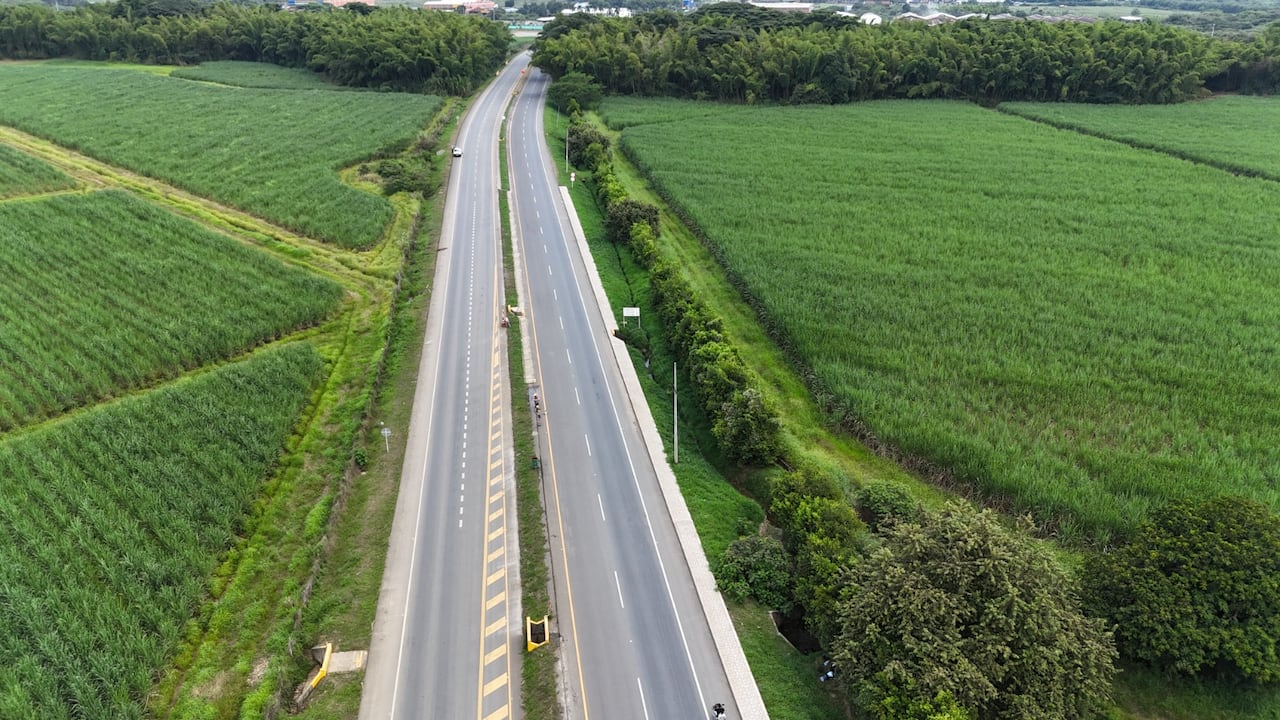 Es notable la reducción de vehículos por la vía Panamericana.