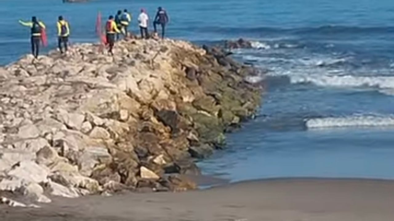 Corriente marina arrastró a Luis Fernando Jaimes en playas de Puerto Colombia.