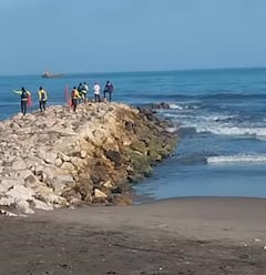 Corriente marina arrastró a Luis Fernando Jaimes en playas de Puerto Colombia.
