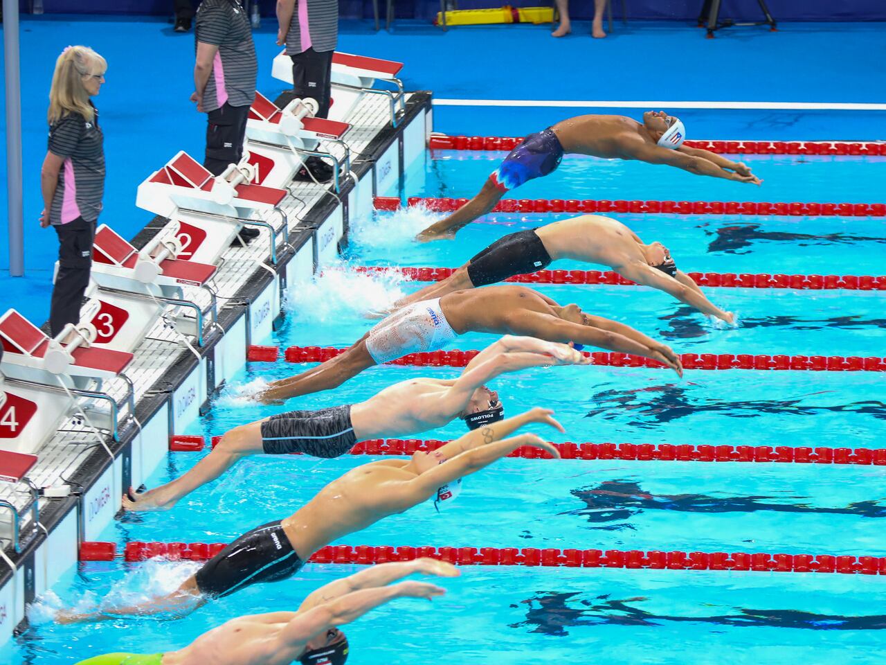 Colombia debutó en la Natación de los Juegos Olímpicos