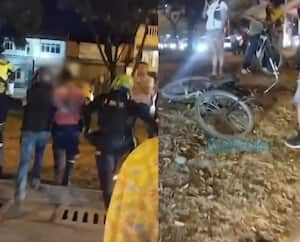 Paramédico accionó su arma traumática para evitar ser linchado.