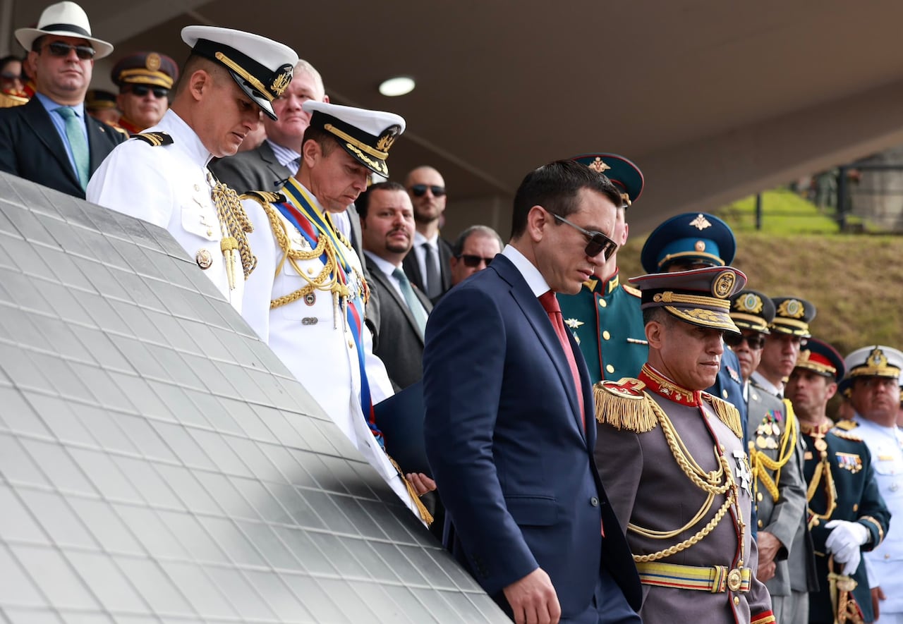 Daniel Noboa juramento para un segundo mandato en Ecuador.