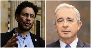 Iván Cepeda y Álvaro Uribe