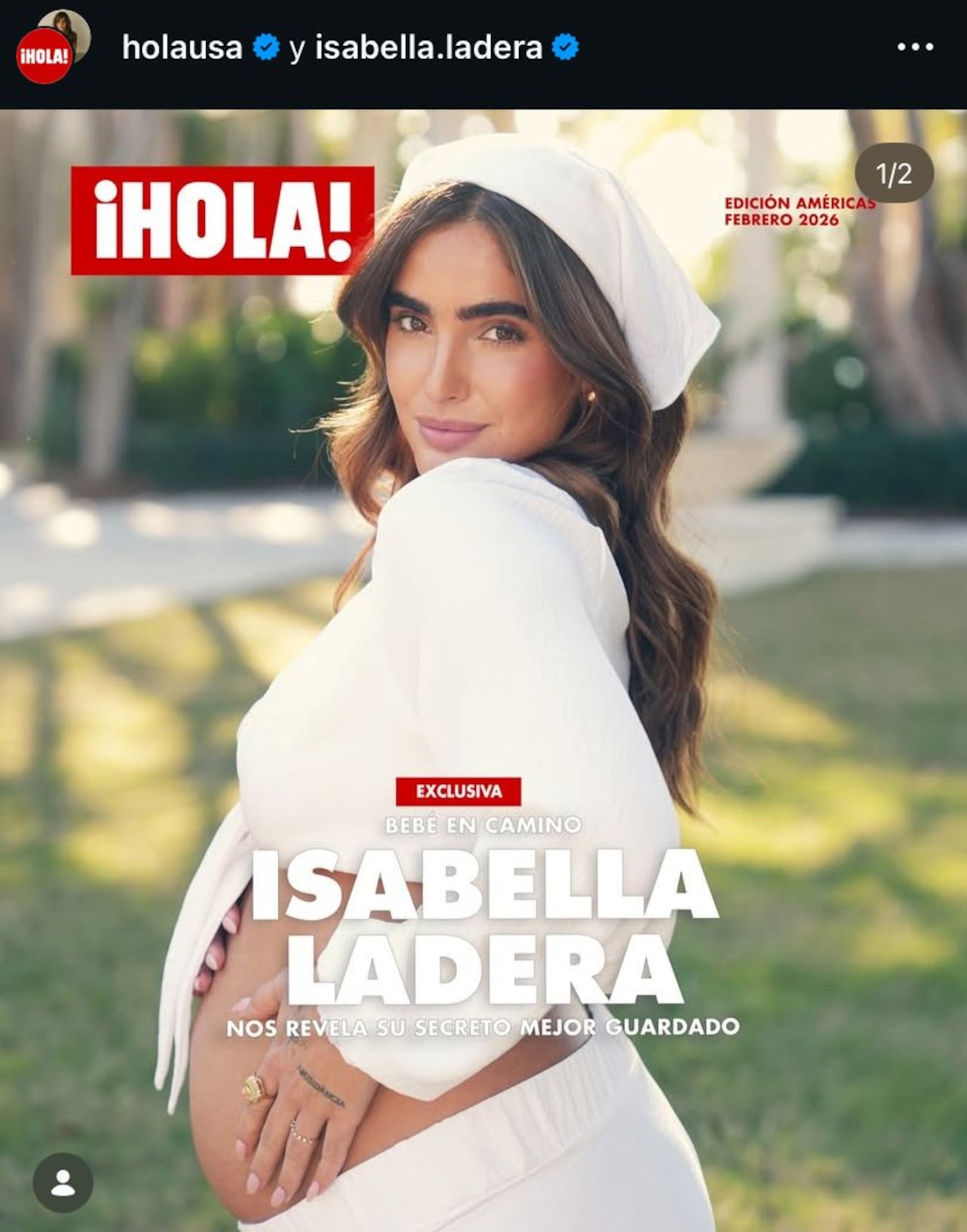 Isabella Ladera confirma embarazo