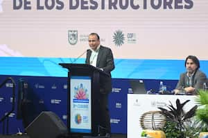 El alcalde de Cali, Alejandro Eder, en la cumbre de Alcaldes de la COP16.