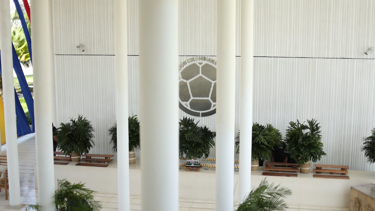 Imagen de la sede de la Federación Colombiana de Fútbol (FCF) en Barranquilla.