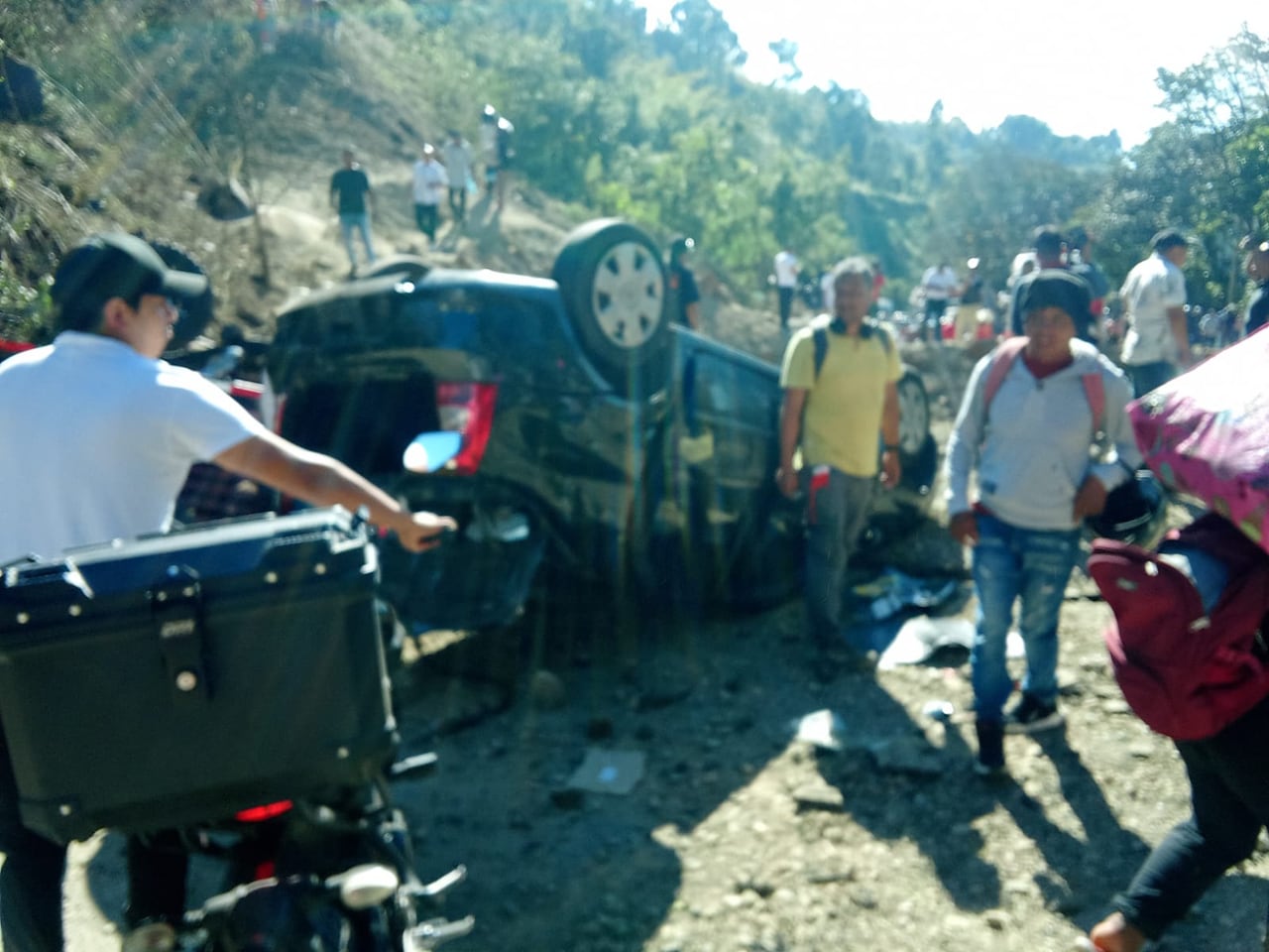 Así está el panorama en el sector El Tunel, Cajibío, Cauca tras el atentado