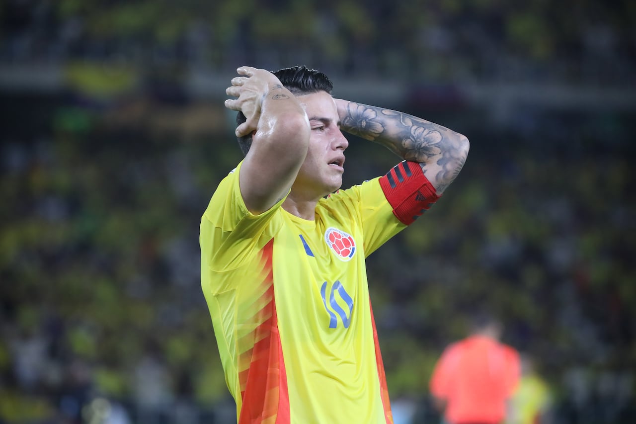 James Rodríguez, jugador de la Selección Colombia