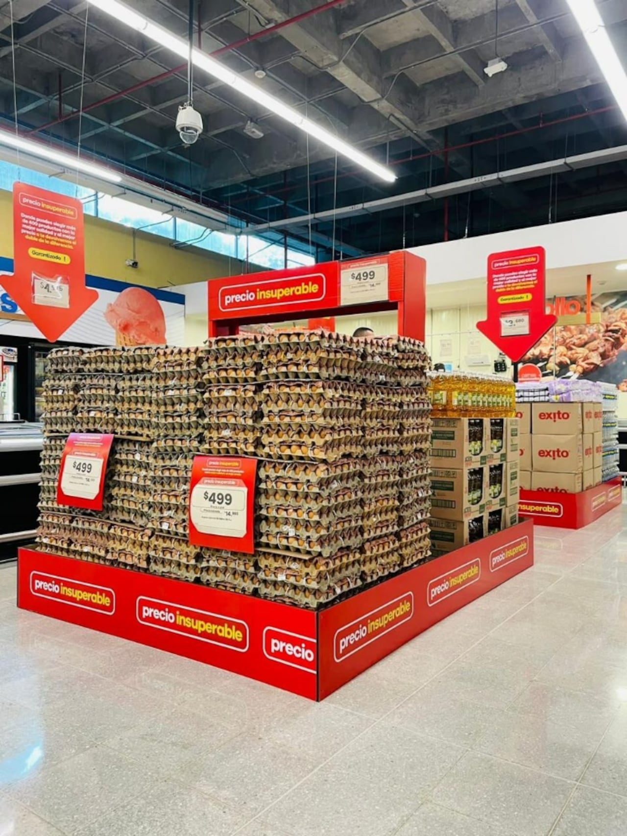 Así se están marcados los productos del Éxito que tienen descuentos gracias a la iniciativa 'Precios Insuperables'.