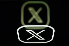 Esta fotografía muestra el logotipo de la plataforma estadounidense de redes sociales X, anteriormente conocida como Twitter.