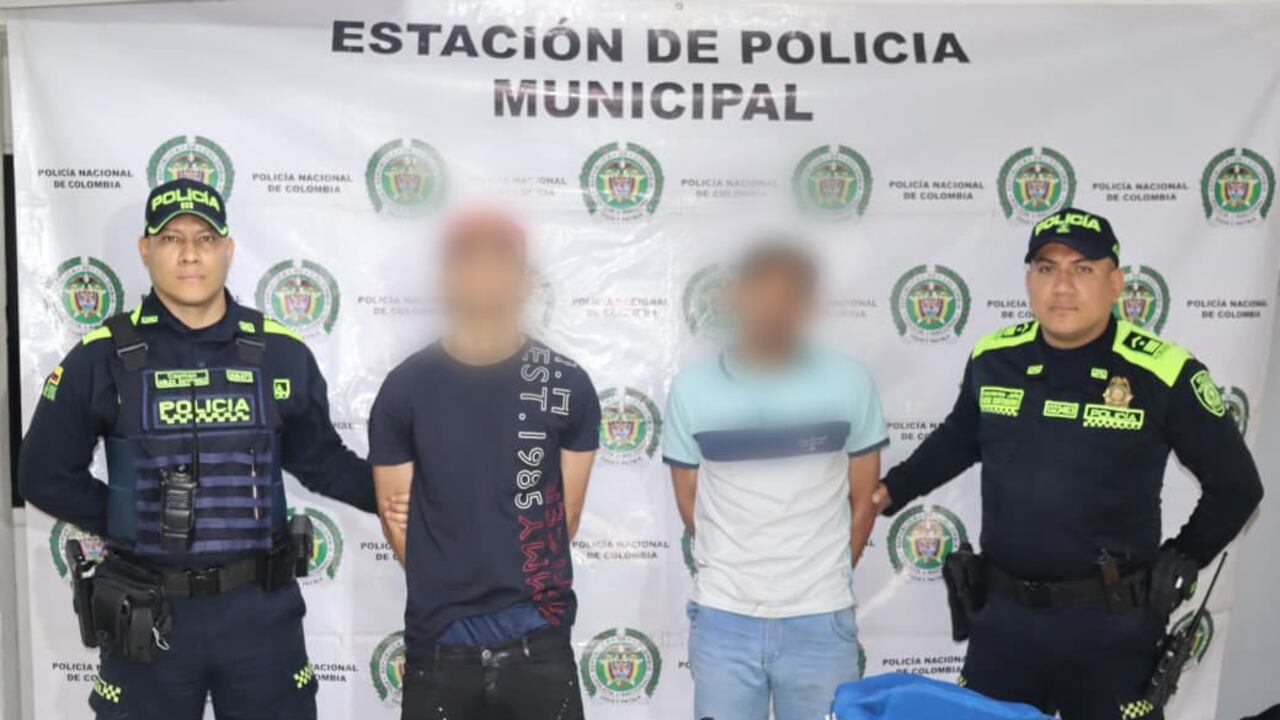 Los hombres son de nacionalidad extranjera, según informó la Policía.