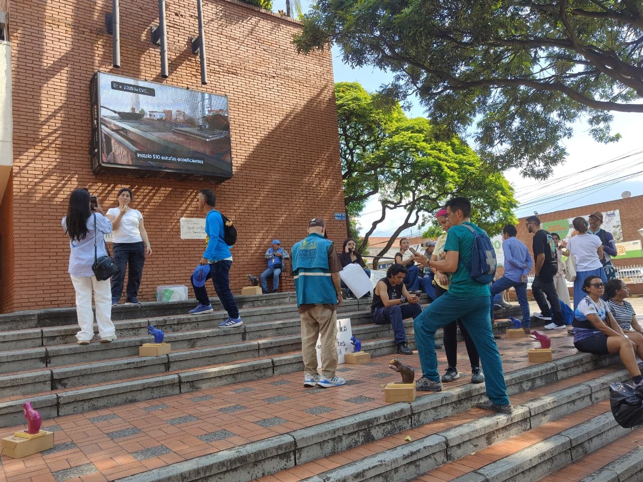 Los manifestantes recordaron que el Zanjón del Burro ha sido objeto de procesos ciudadanos de defensa ambiental durante varios años.