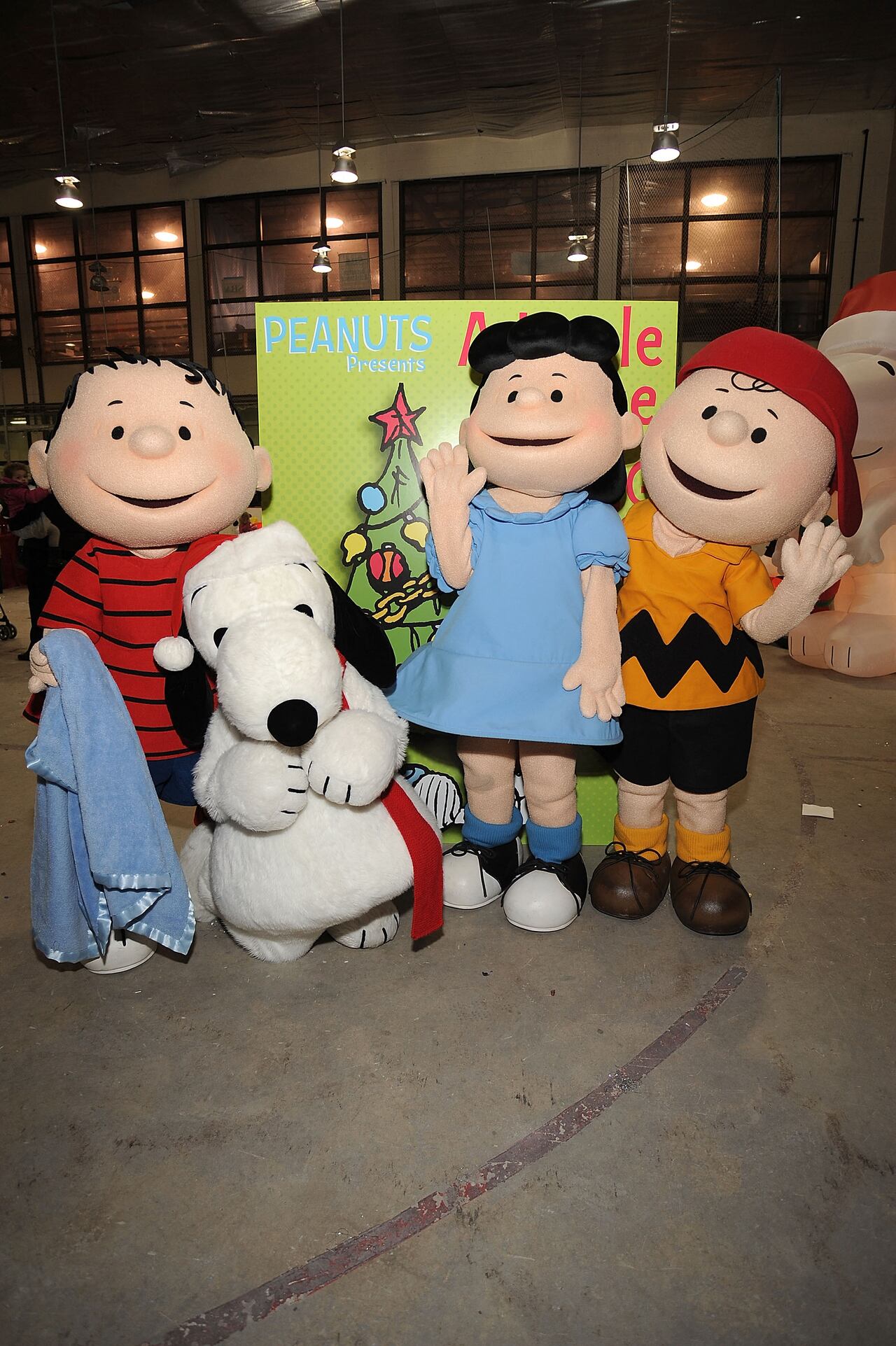 Los personajes Linus van Pelt, Snoopy, Lucy van Pelt y Charlie Brown. Gary Gershoff/Getty Images for Peanuts/AFP (Photo by Gary Gershoff / GETTY IMAGES NORTH AMERICA / Getty Images via AFP)