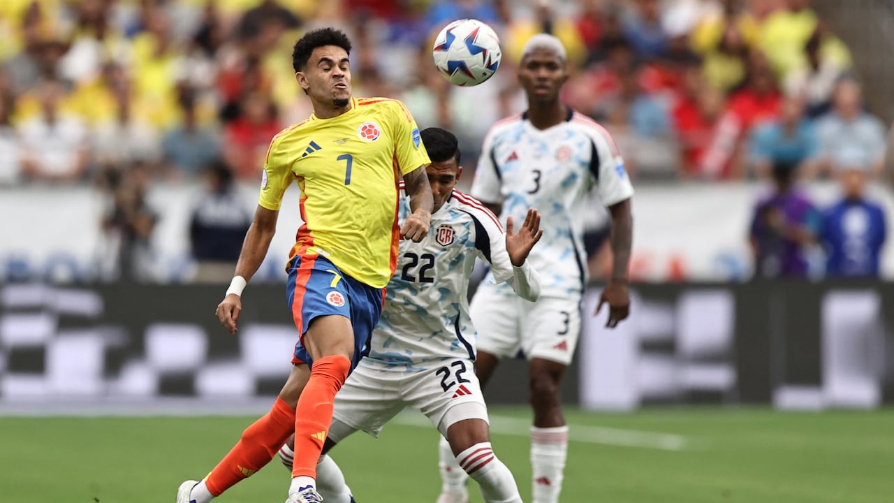 Imagen del último partido oficial entre la Selección Colombia y Costa Rica por los cuartos de final de la Copa América 2024.