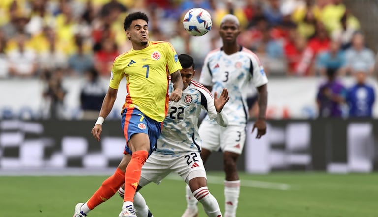 Imagen del último partido oficial entre la Selección Colombia y Costa Rica por los cuartos de final de la Copa América 2024.