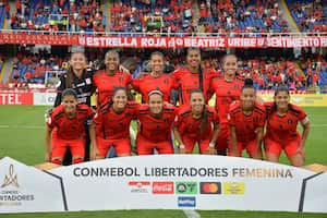 Copa Libertadores Femenino
En el estadio Pascual Guerrero de cali
América de Cali de rojo vs Boca Junior de Argentina de azul.