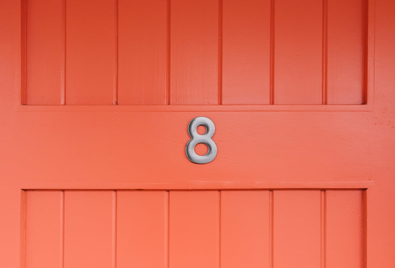 Número ocho de la suerte para la filosofía Feng Shui