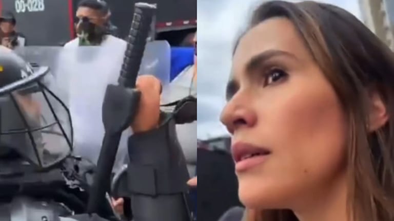 Al costado derecho, la representante María Fernanda Carrascal.