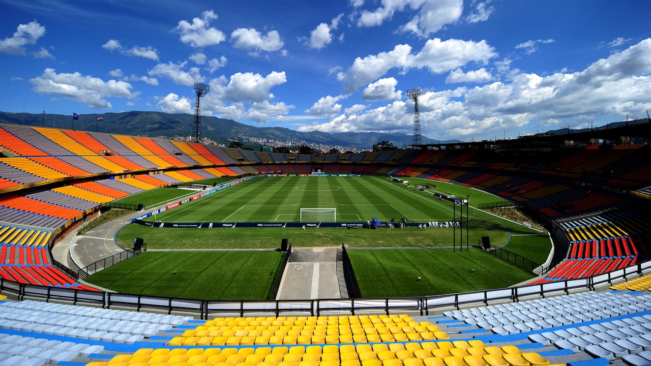 MEDELLIN, COLOMBIA - AUGUST 09: View of the Atanasio Girardot stadium prior to the FIFA U-20 World Cup Colombia 2011 round of 16 match between Argentina and Egypt at on August 9, 2011 in Medellin, Colombia. (Photo by Jasper Juinen - FIFA/FIFA via Getty Images)