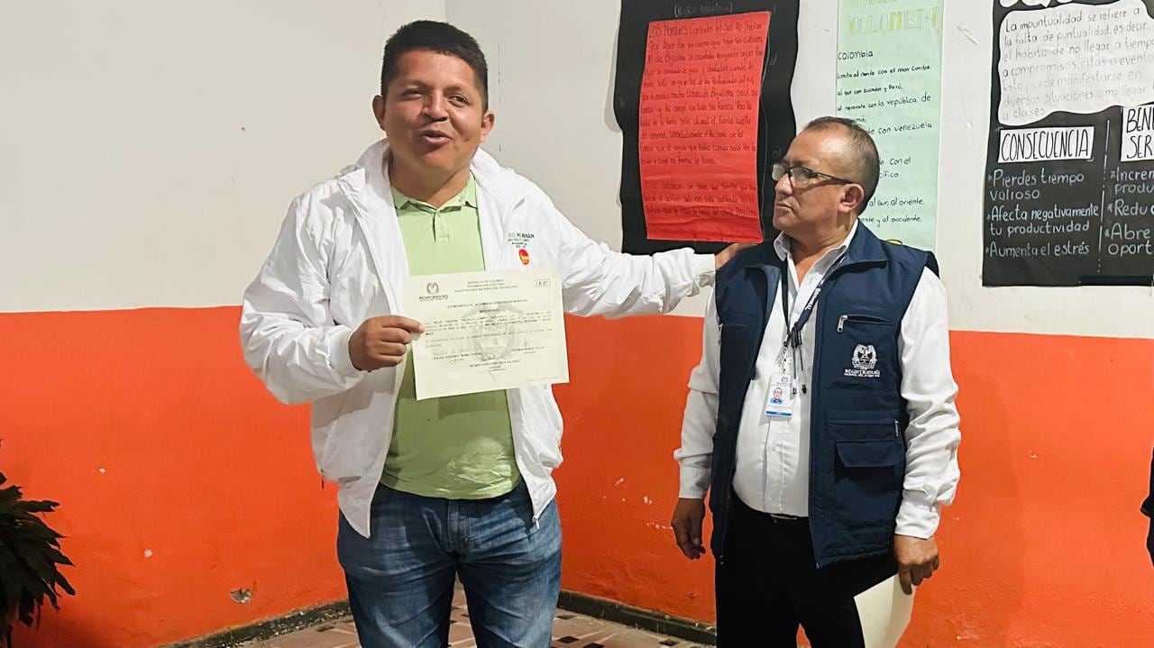 Delio Hernán Trujillo, alcalde elegido en elecciones atípicas en el municipio de Inza, Cauca, envió un mensaje "para que entre todos los sectores de su municipio se trabaje para solucionar las dificultades existentes".
