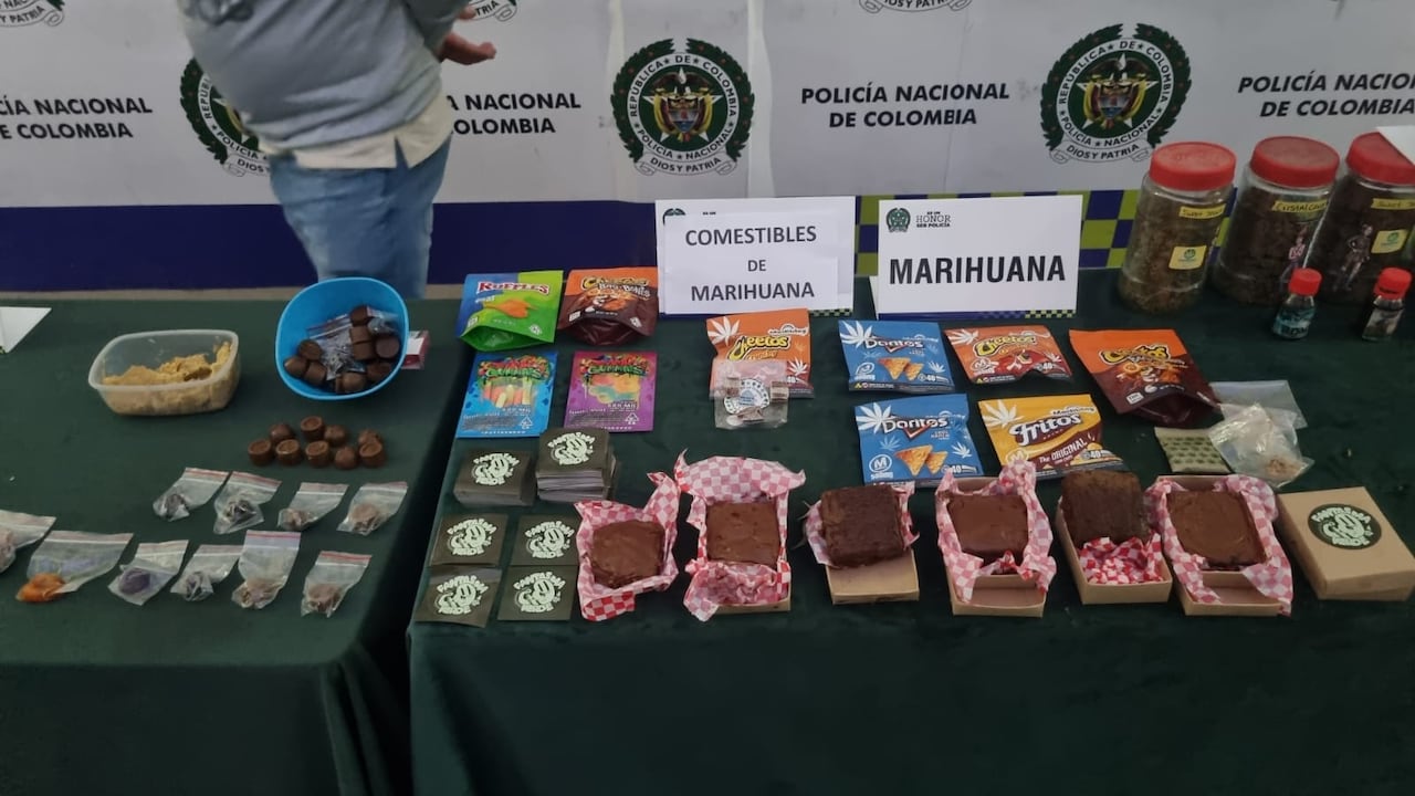 Las drogas eran ocultadas en alimentos dulces, para así poder cautivar de mejor manera a los menores de edad.