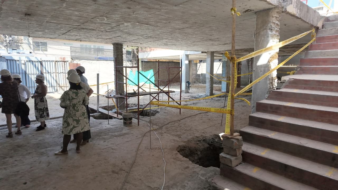 Se visitó la construcción de la Casa Matria en el oriente de Cali.