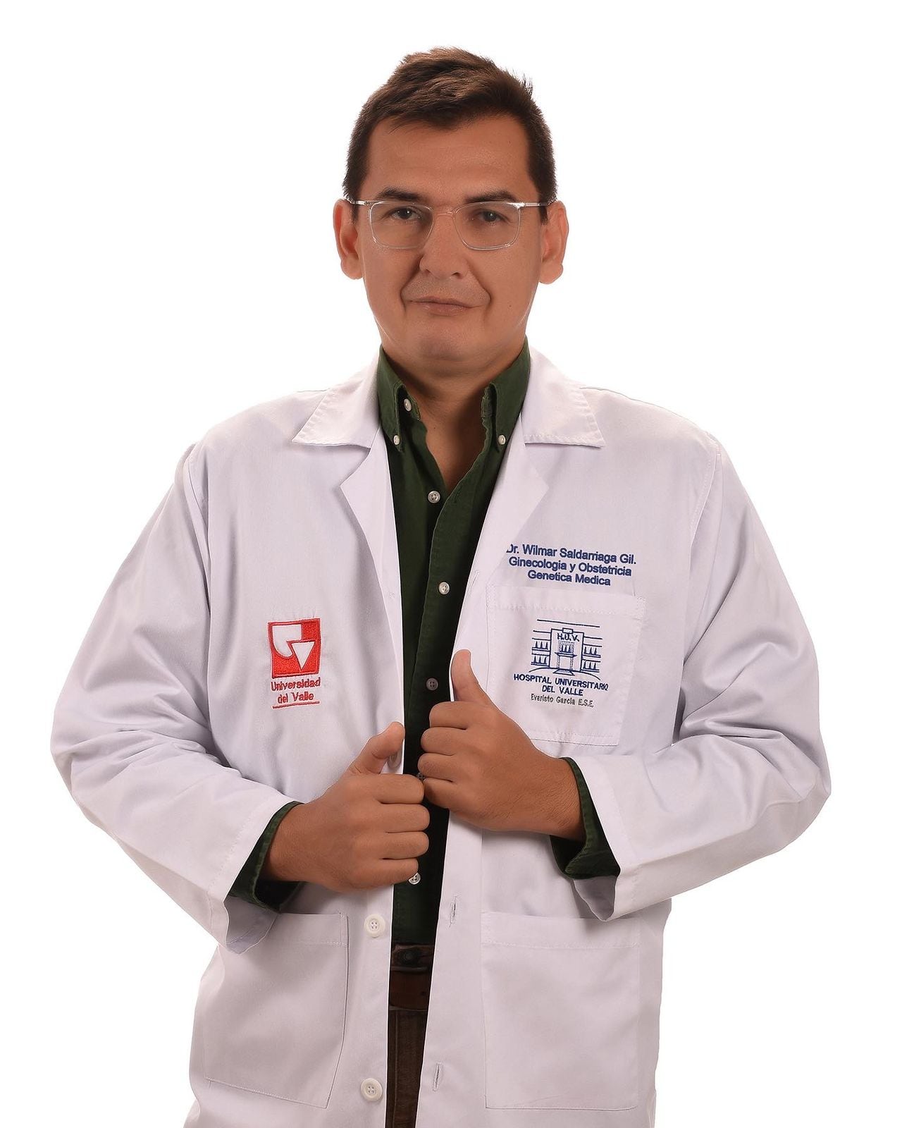 Doctor Wilmar Saldarriaga, ginecólogo obstetra, profesor de la Universidad del Valle.