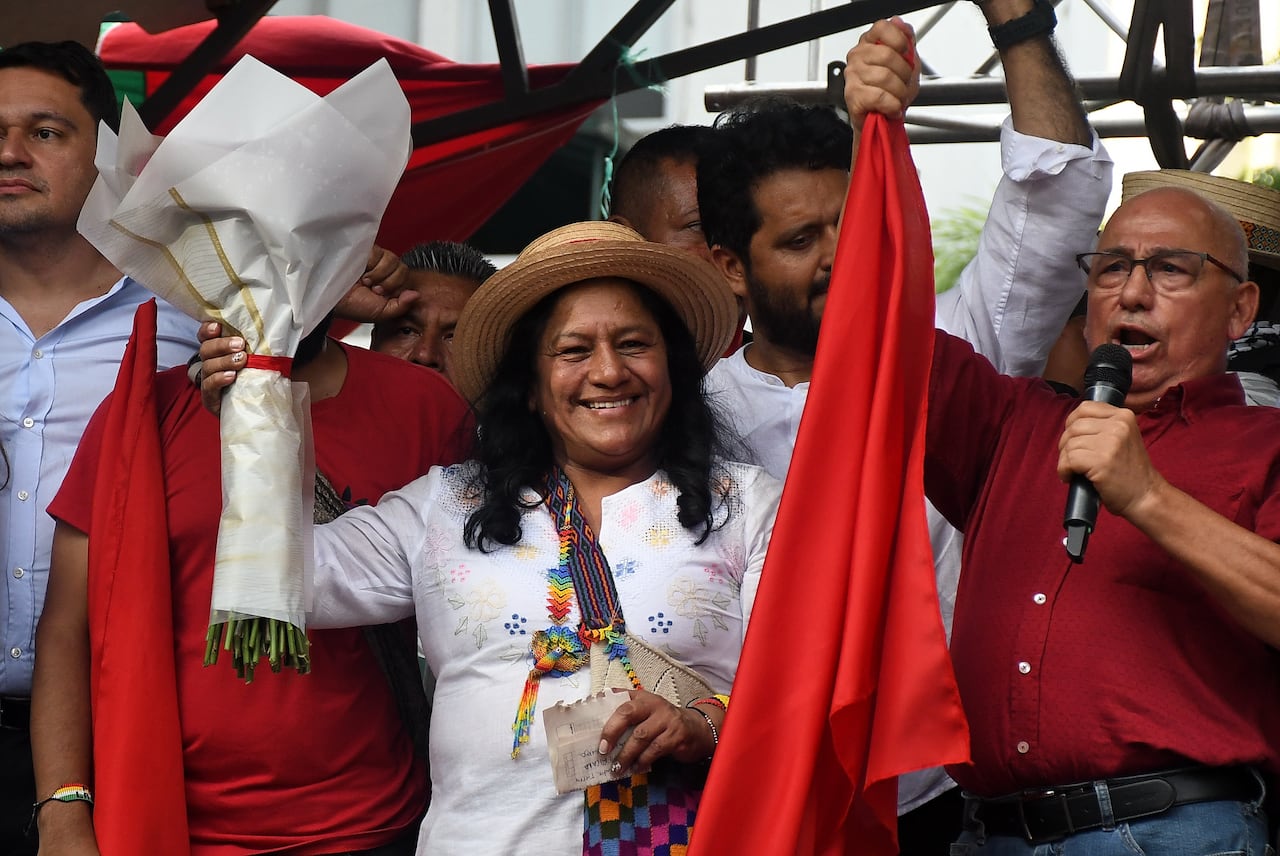 La candidata a la Vicepresidencia Aida Quilcué aseguró que su paso por Cali busca tender puentes con distintos sectores sociales.