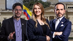 Iván Cepeda, Abelardo de la Espriella y Paloma Valencia