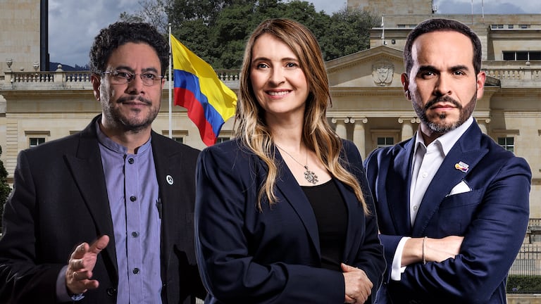 Iván Cepeda, Abelardo de la Espriella y Paloma Valencia