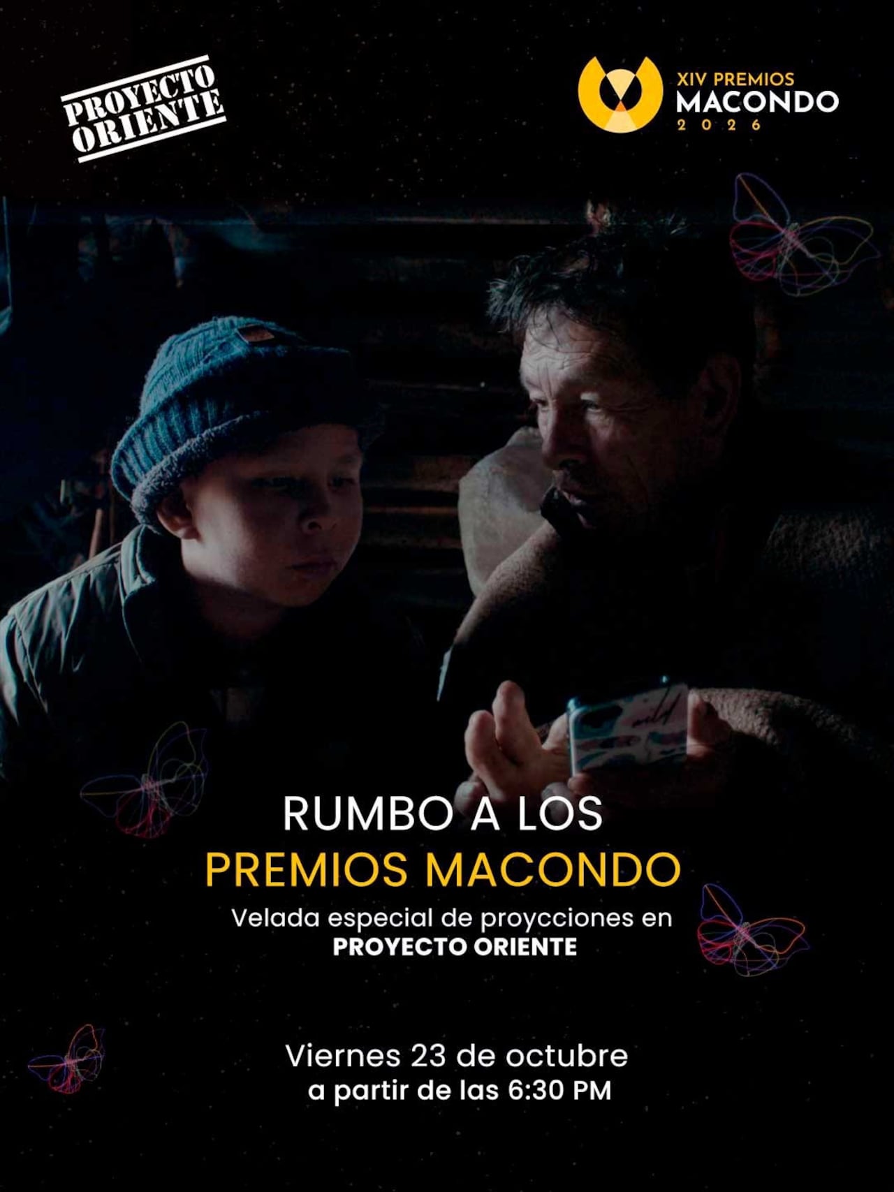 El Oriente tendrá transmisión de películas, camino a los Macondo.