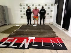 Golpe al ELN en el sur del Cesar. Un hombre fue capturado con municiones y otros elementos prohibidos.
