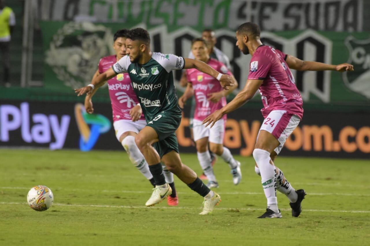 Imagen del partido entre Deportivo Cali y Atlético Huila por la fecha 11 del segundo semestre de la Liga colombiana 2023.