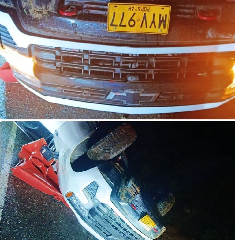 Los mismos usuarios de la vía Panamericana fueron los encargados de reportar este hecho violento, registrado alrededor de las 2:00 de la madrugada de este 22 de enero.