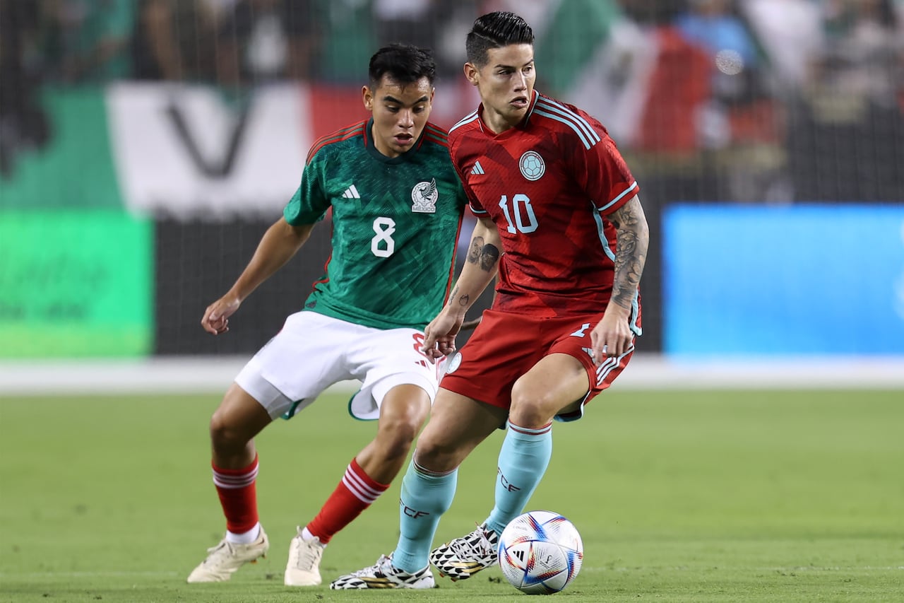 Amistoso entre Colombia y México en septiembre del 2022.