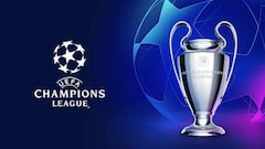 Logo y silueta del trofeo de la UEFA Champions League.