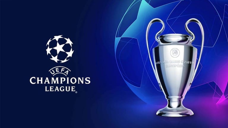 Logo y silueta del trofeo de la UEFA Champions League.