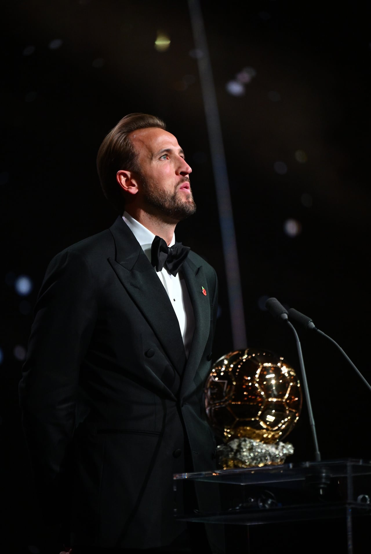 Harry Kane, ganador del Balón de Oro 2026 del fútbol masculino.