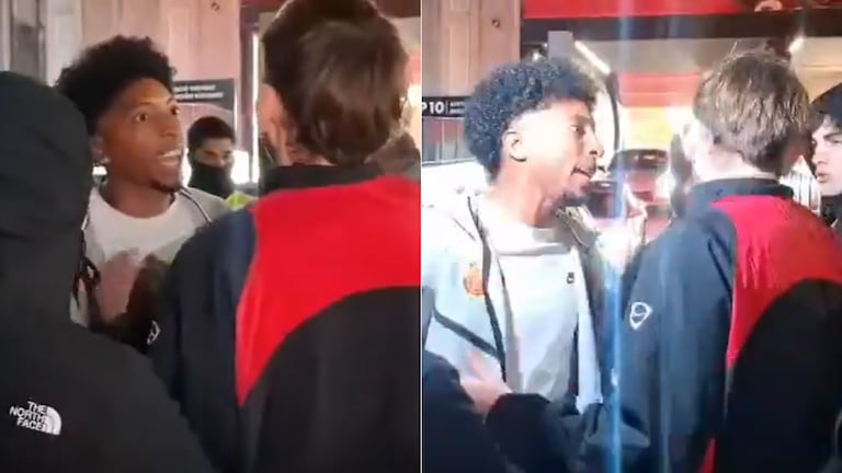 Johan Mojica se increpó con un hincha de Mallorca