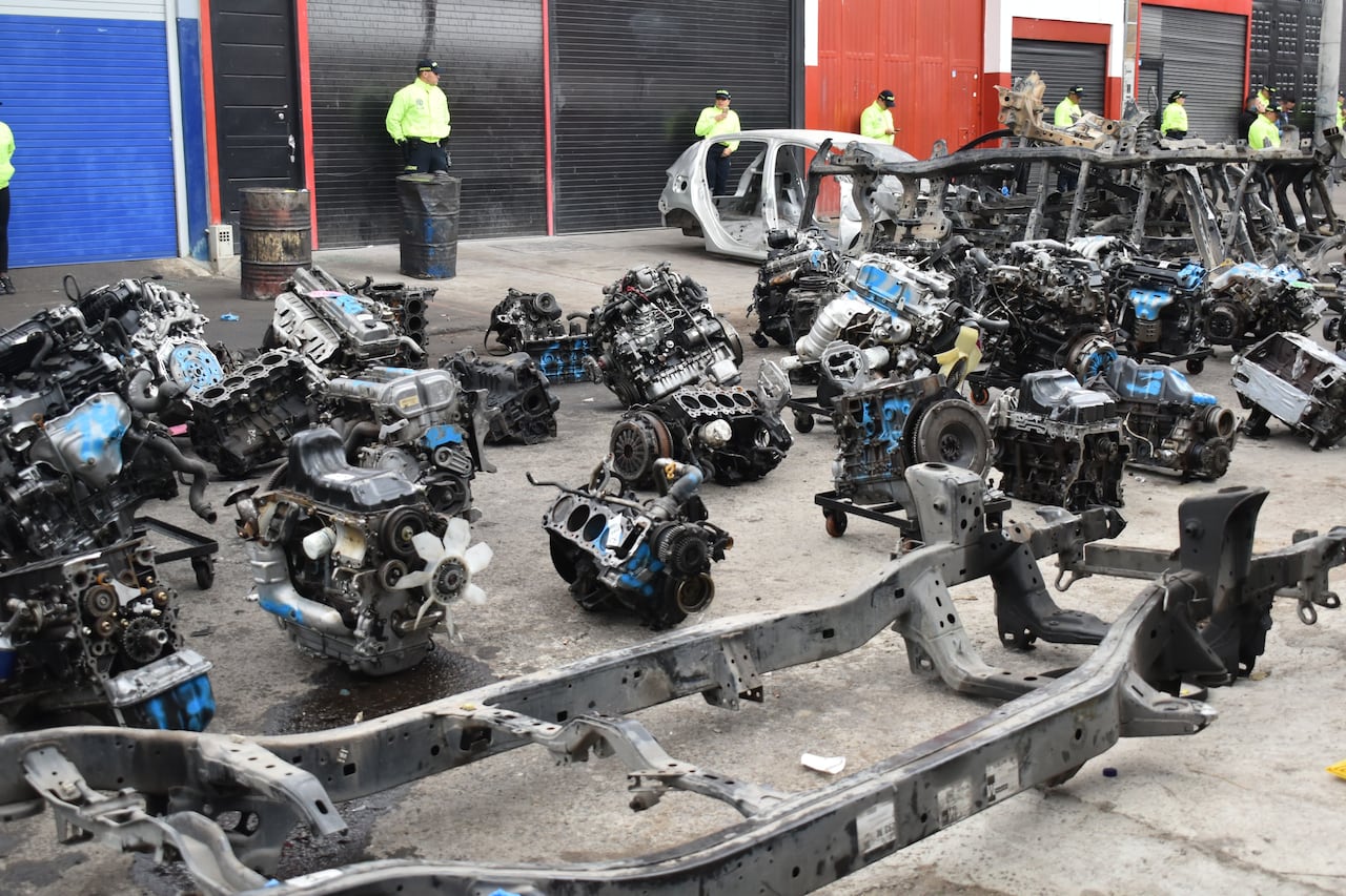 En 25 días de enero, la Policía capturó a 58 personas por delitos relacionados con el hurto de vehículos.