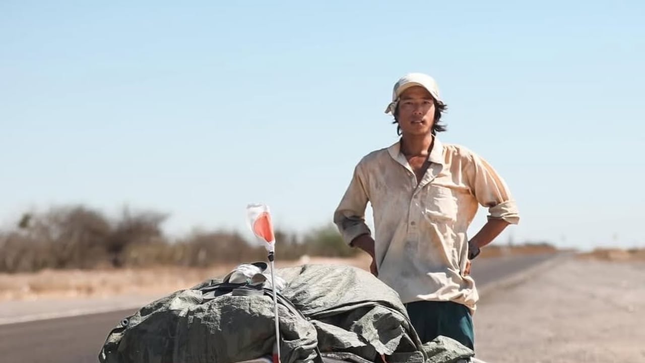 Youtuber japonés enfrentó el ‘Trampolín de la Muerte’, una de las carreteras más peligrosas de Colombia