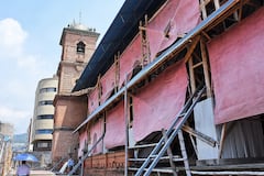 Obras de reconstrucción del Techo de la Iglesia San Francisco