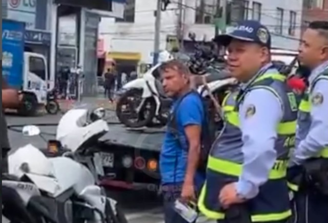 Motociclista ebrio Cali