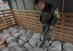 Las autoridades interceptaron un camión en una vía terciaria del departamento de Nariño donde transportaban insumos químicos para el narcotráfico.