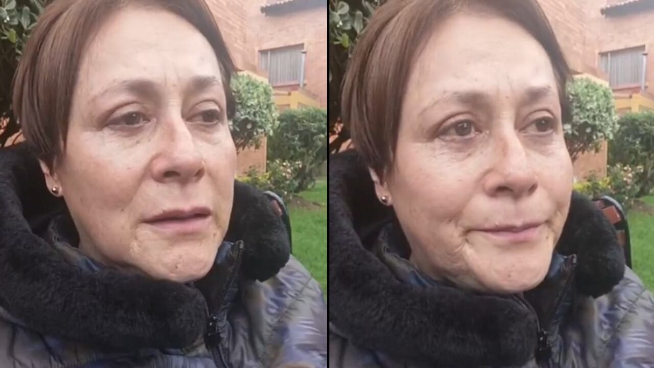 La artista plasmó la tristeza que tenía por la salud de un ser querido.