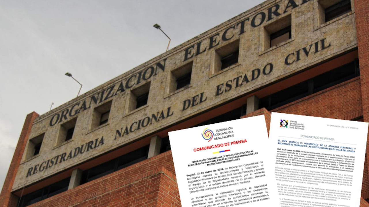 Diferentes gremios y federaciones mostraron su respaldo a la Registraduría.