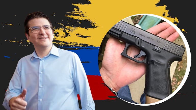 Atentado a Miguel Uribe: capturan a menor con pistola Glock 9 mm de uso militar.