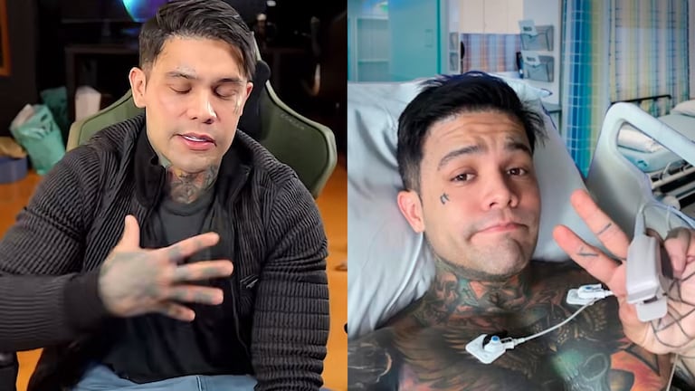 El creador de contenido habló del motivo de su hospitalización.