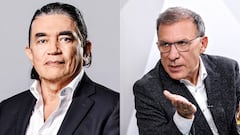 Gustavo Bolívar y Roy Barreras.